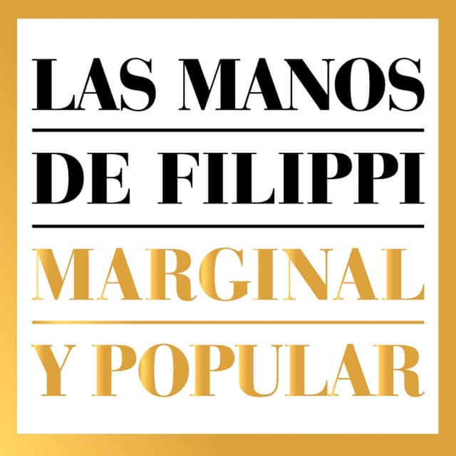 Album cover art for Marginal y popular