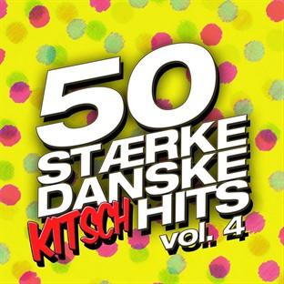 Album cover art for 50 Stærke Danske Kitsch Hits (vol. 4)
