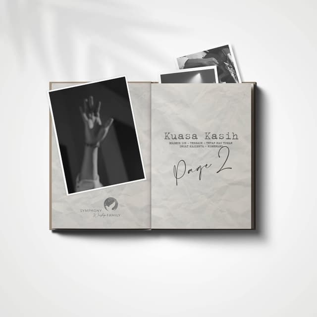 Album cover art for page ii (Kuasa Kasih)