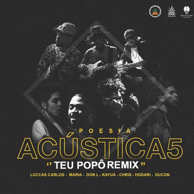 Album cover art for Poesia Acústica #5: Teu Popô Remix