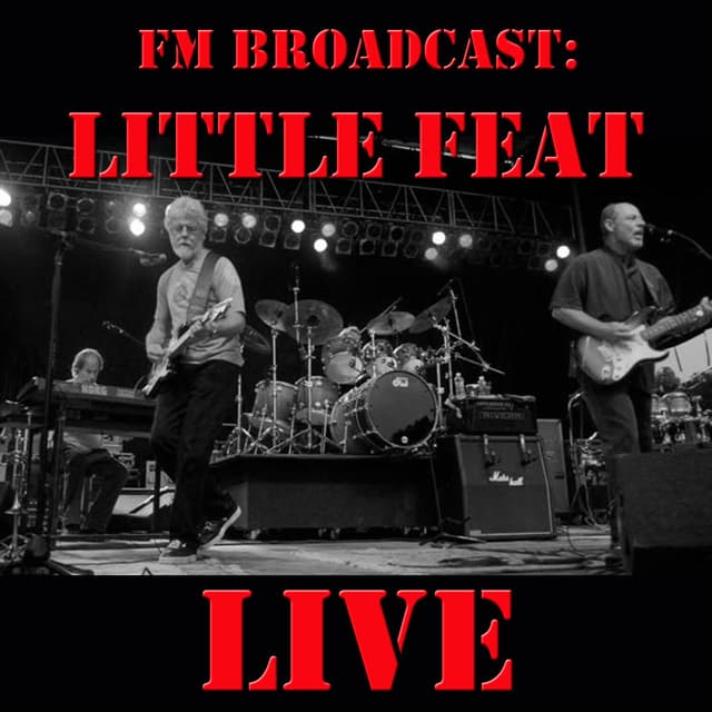 Album cover art for FM Broadcast Little Feat Live