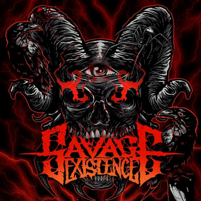Album cover art for Savage Existence