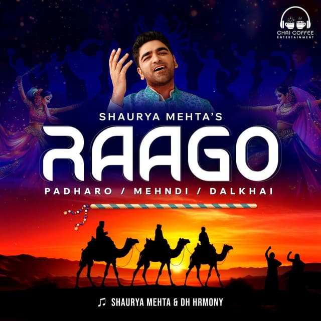 Album cover art for RAAGO: Padharo / Mehndi / Dalkhai