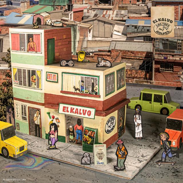 Album cover art for Los Tres Golpes