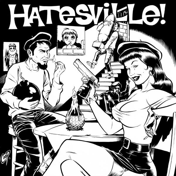 Album cover art for Hatesville!