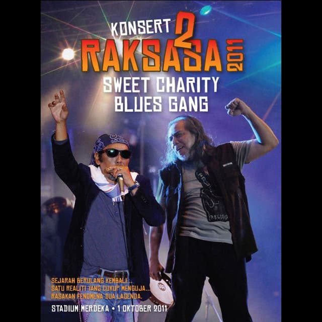 Album cover art for Konsert 2 Raksasa