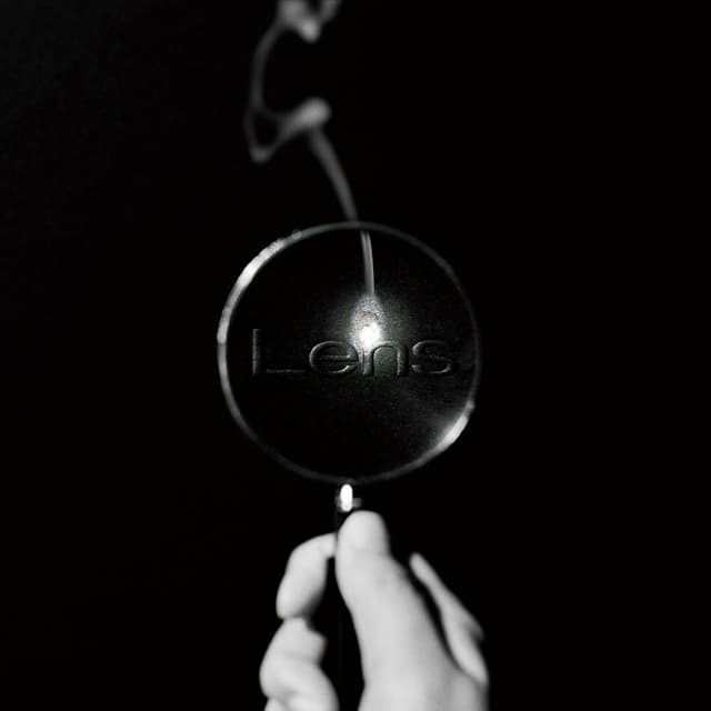 Album cover art for Lens