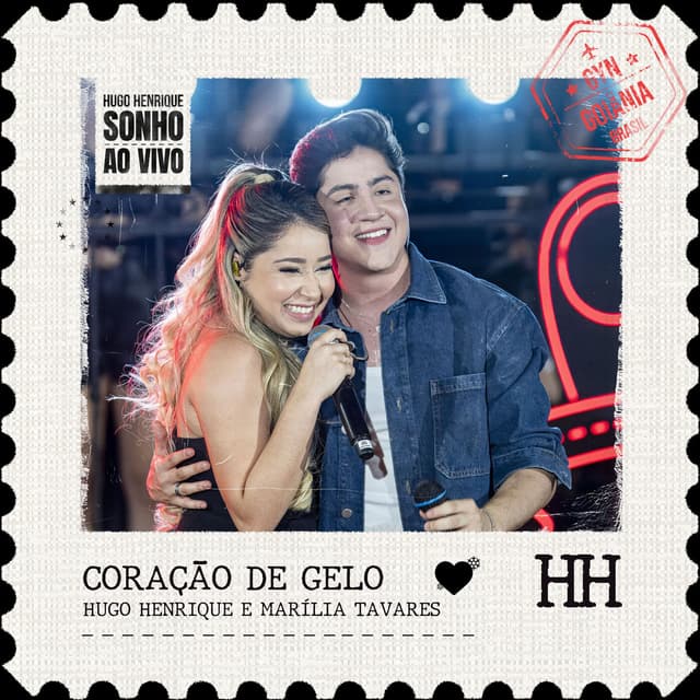 Album cover art for Coração De Gelo