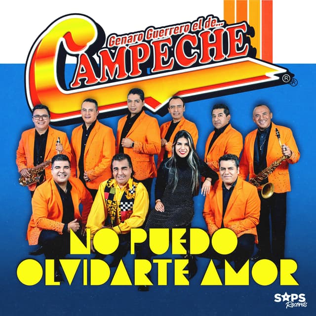 Album cover art for No Puedo Olvidarte Amor