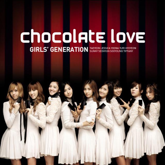 Album cover art for Chocolate Love (Retro Pop Version) - Single