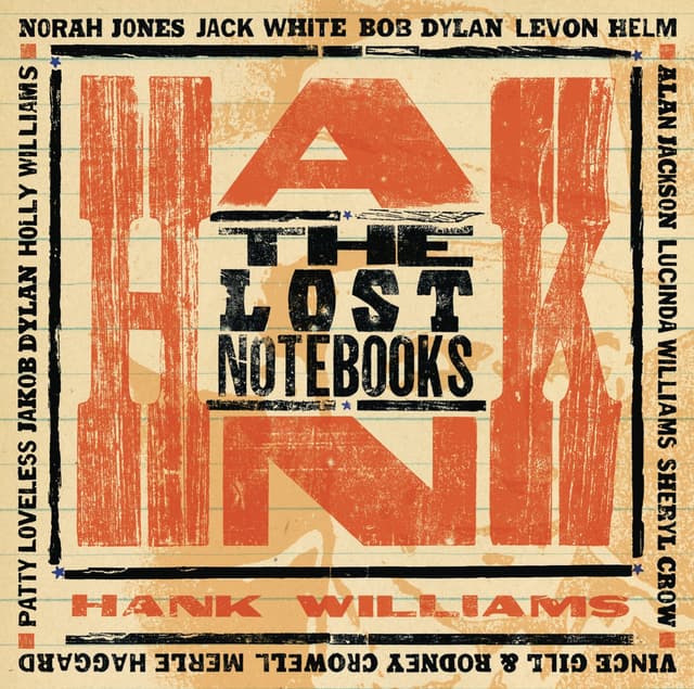 Album cover art for The Lost Notebooks of Hank Williams