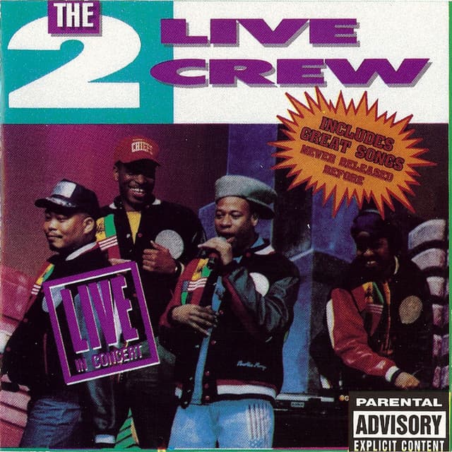 Album cover art for Live in Concert