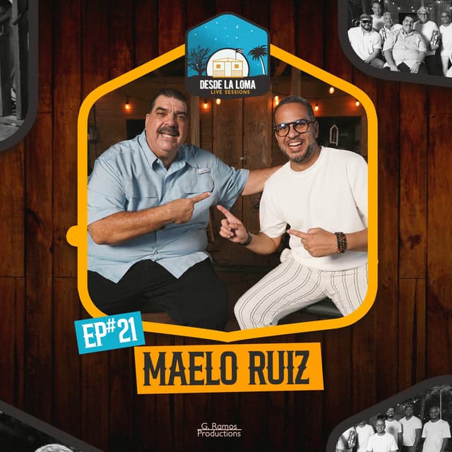 Album cover art for Maelo Ruiz live at Sesiones Desde La Loma