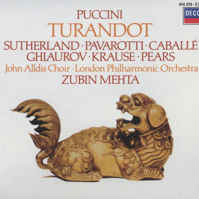 Album cover art for Puccini : Turandot