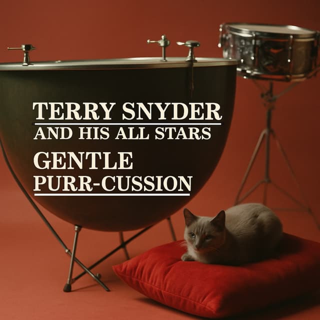 Album cover art for Gentle Purr-Cussion