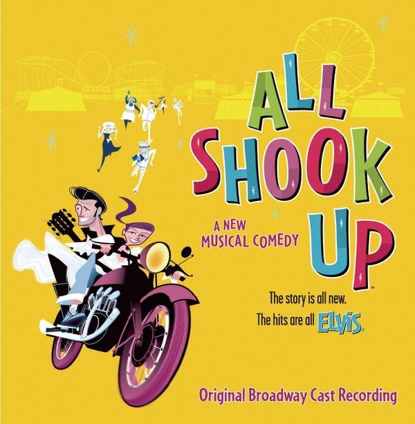 Album cover art for All Shook Up (original Broadway cast)