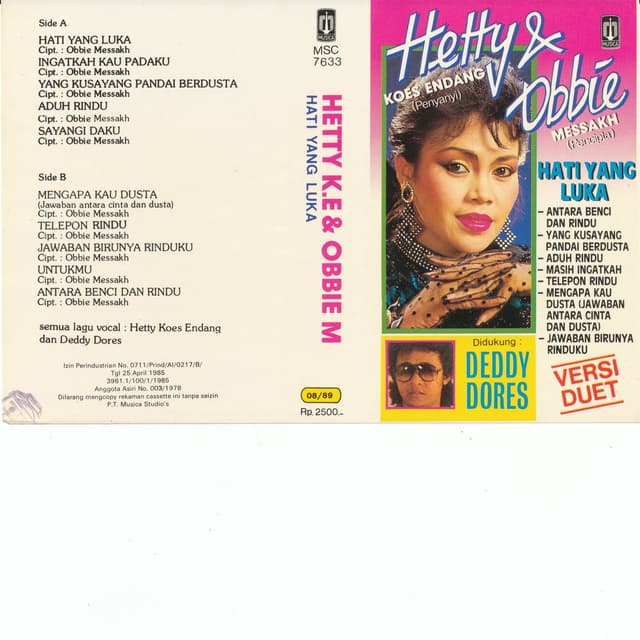 Album cover art for Hati Yang Luka