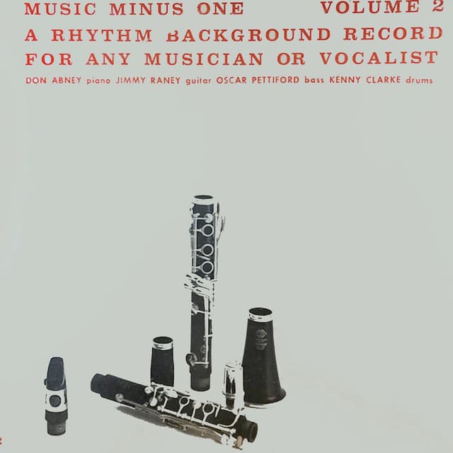Album cover art for Music Minus One, Vol. 2: A Rhythm Background Record for Any Musician or Vocalist