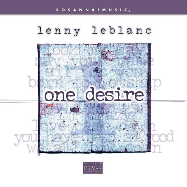 Album cover art for One Desire