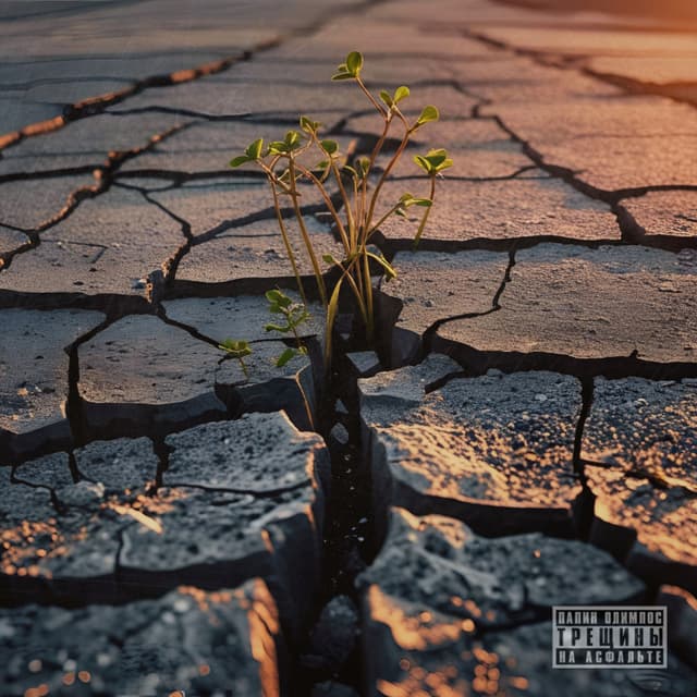 Album cover art for Трещины на асфальте