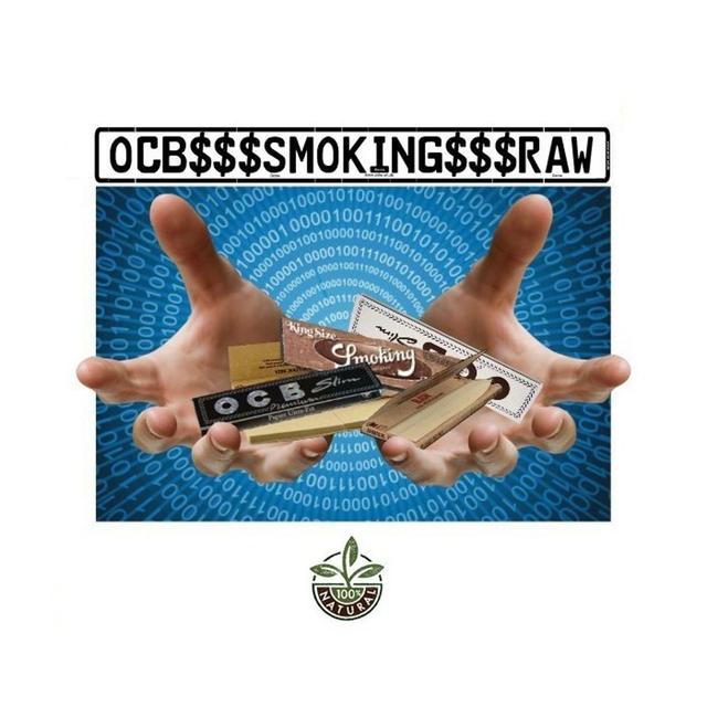 Album cover art for OCB SMOKING RAW