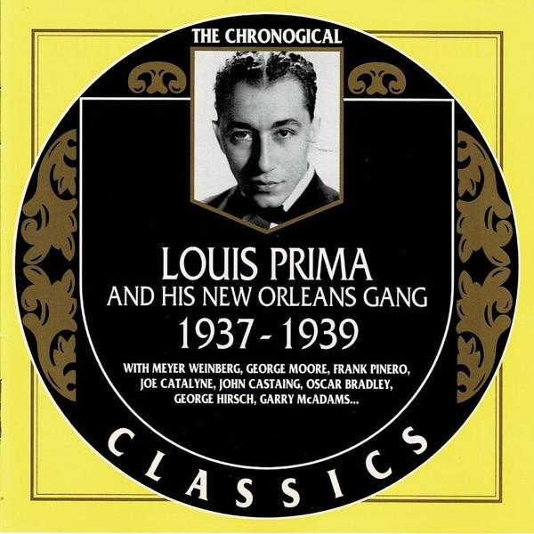 Album cover art for The Chronological Classics: Louis Prima and His New Orleans Gang 1937-1939