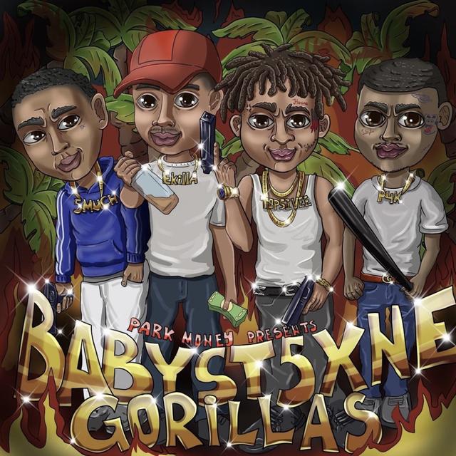 Album cover art for BABYST5XNE GORILLAS