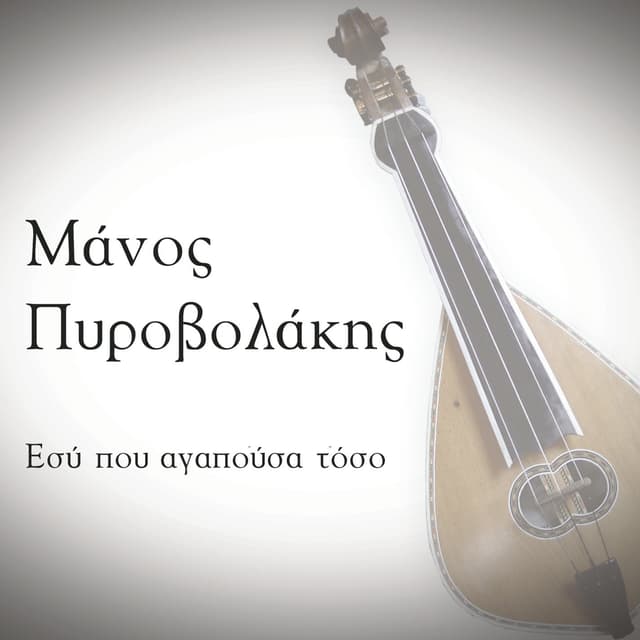 Album cover art for Esi Pou Agapousa Toso