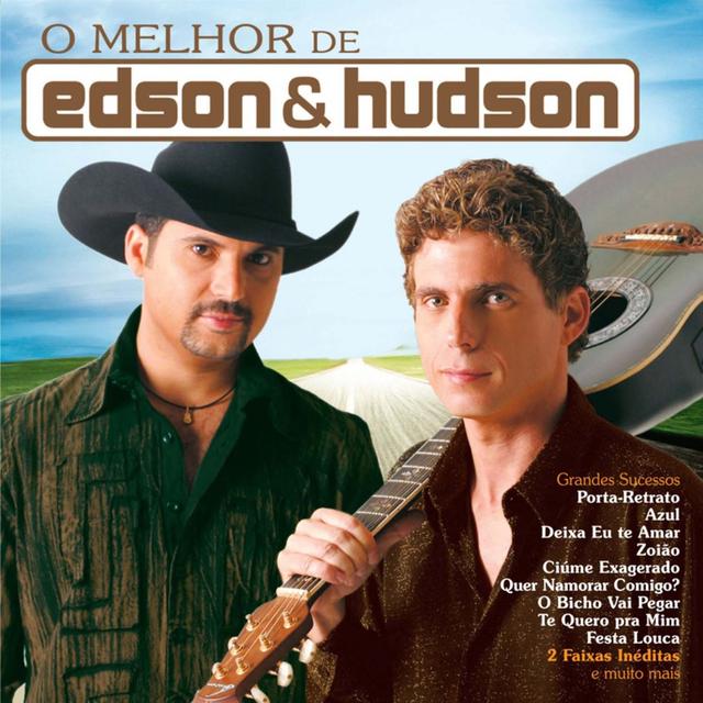 Album cover art for O Melhor de Edson & Hudson