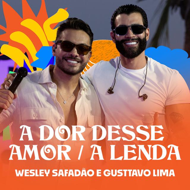 Album cover art for A Dor Desse Amor / A Lenda