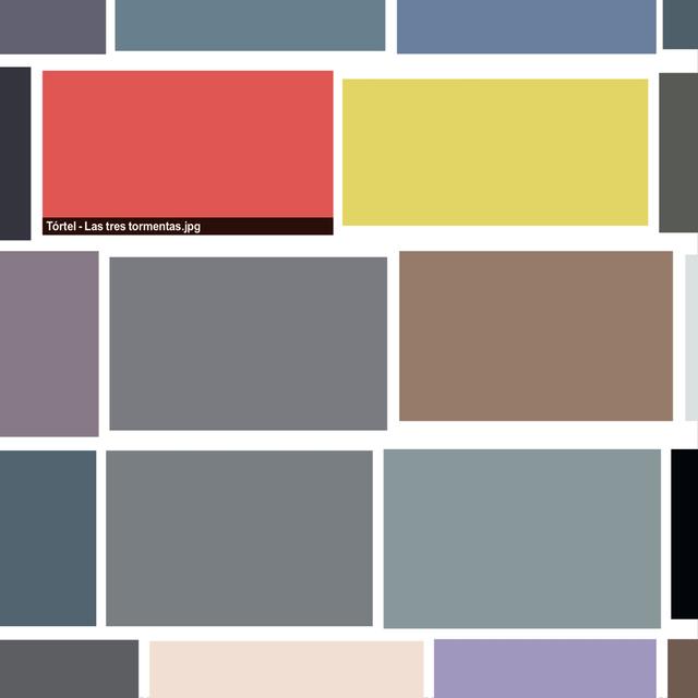 Album cover art for Las tres tormentas