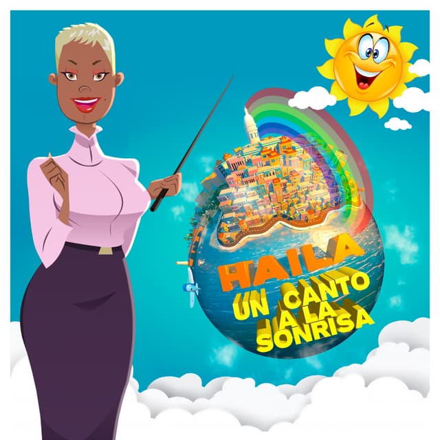 Album cover art for Un canto a la sonrisa