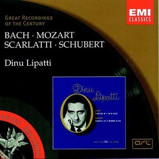 Album cover art for Bach, Mozart, Scarlatti, Schubert - Lipatti