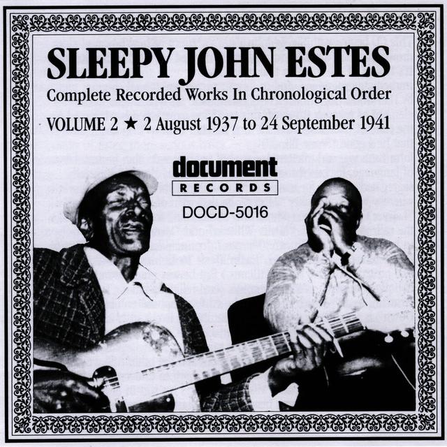 Album cover art for Sleepy John Estes Vol. 2 (1937 - 1941)