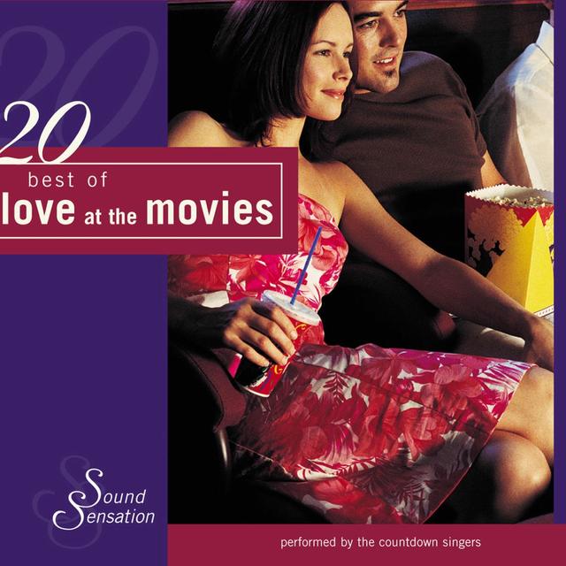 Album cover art for 20 Best of Love at the Movies