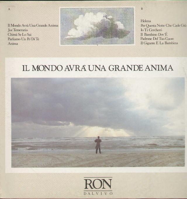 Album cover art for Il mondo avrà una grande anima