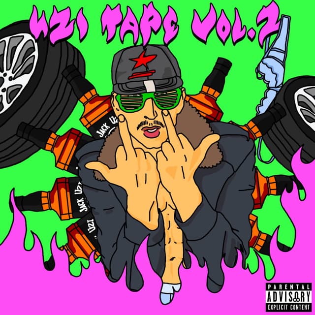 Album cover art for Uzi Tape, Vol. 2