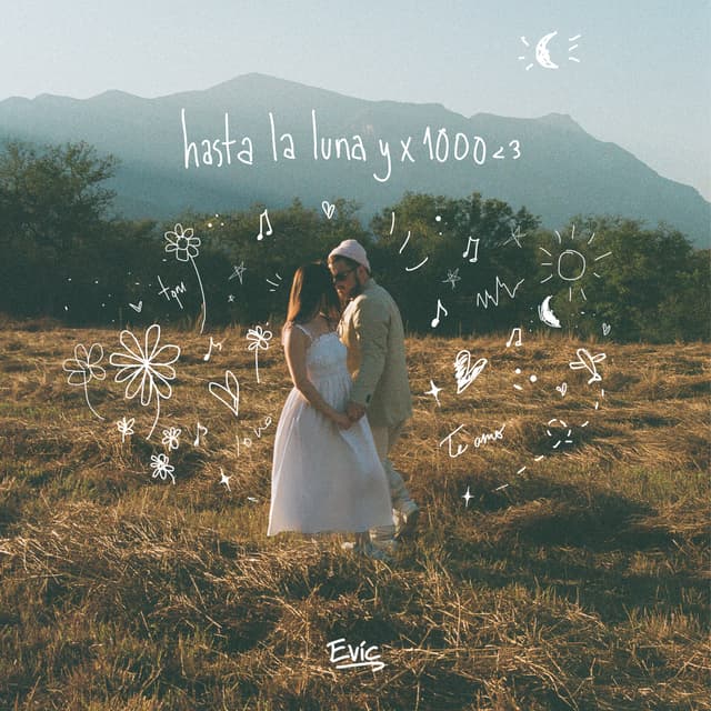 Album cover art for hasta la luna y x1000 <3