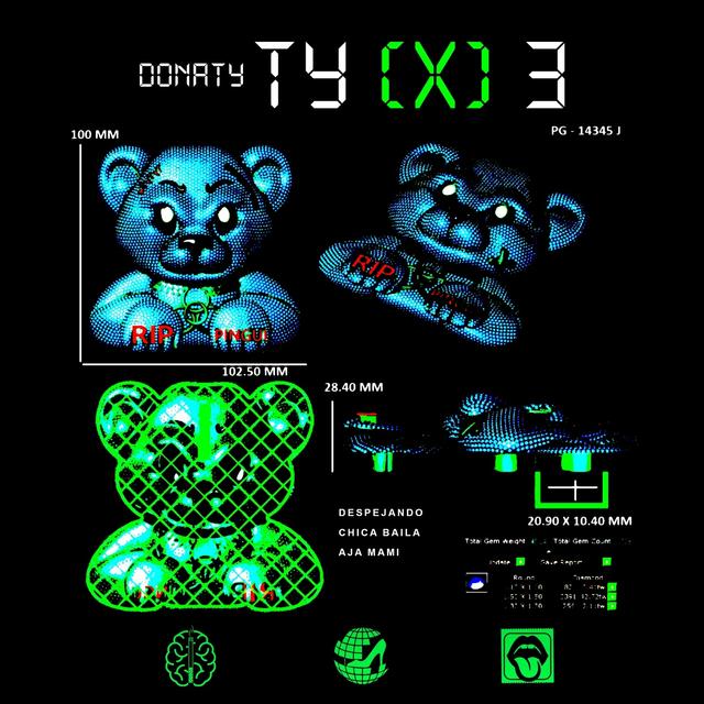 Album cover art for TY x 3 - Single