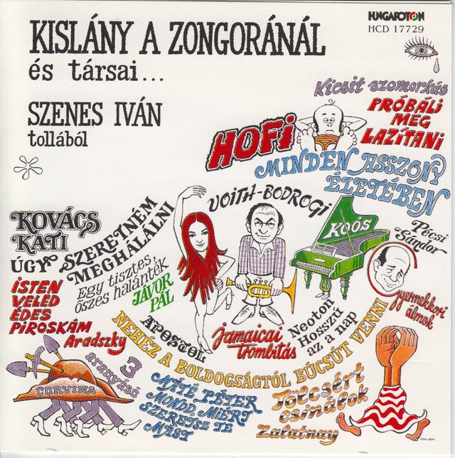 Album cover art for Kislány a zongoránál és társai