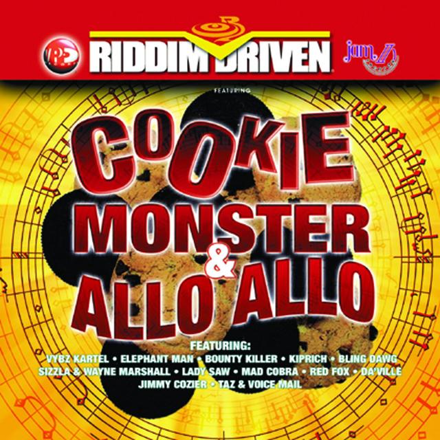 Album cover art for Cookie Monster & Allo Allo - Riddim Driven