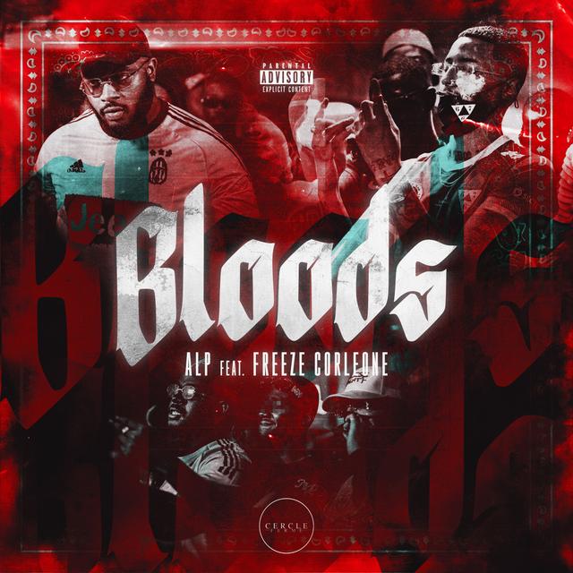 Album cover art for BLOODS (feat. Freeze corleone)