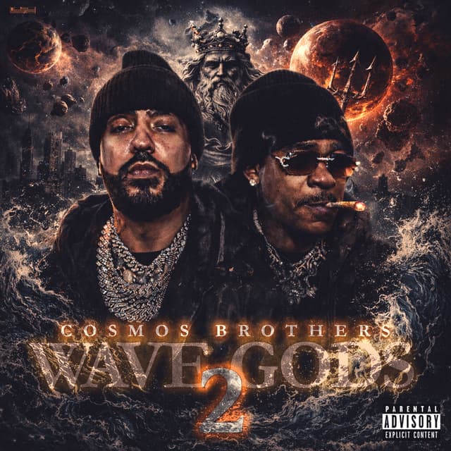 Album cover art for Wave Gods 2: Cosmos Brothers