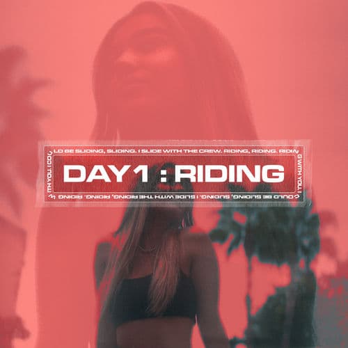 Album cover art for Riding