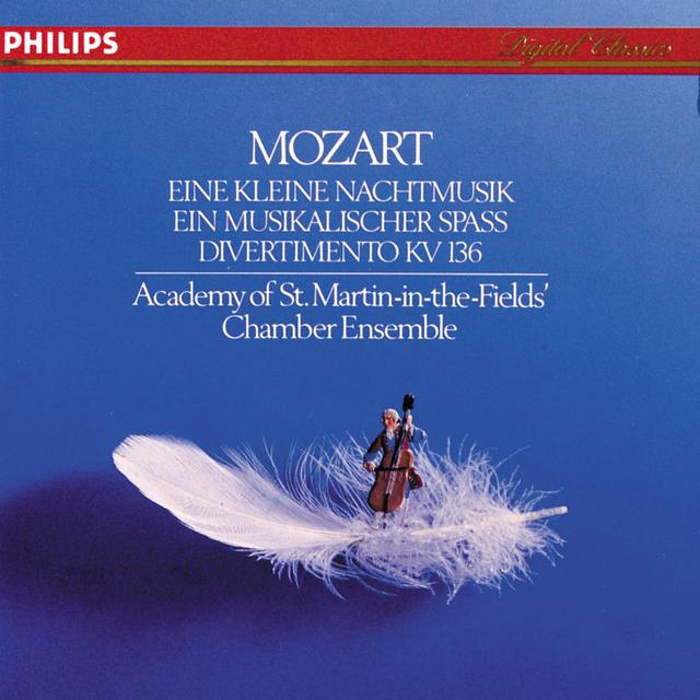 Album cover art for Mozart: Eine Kleine Nachtmusik; Divertimento, K.136; A Musical Joke