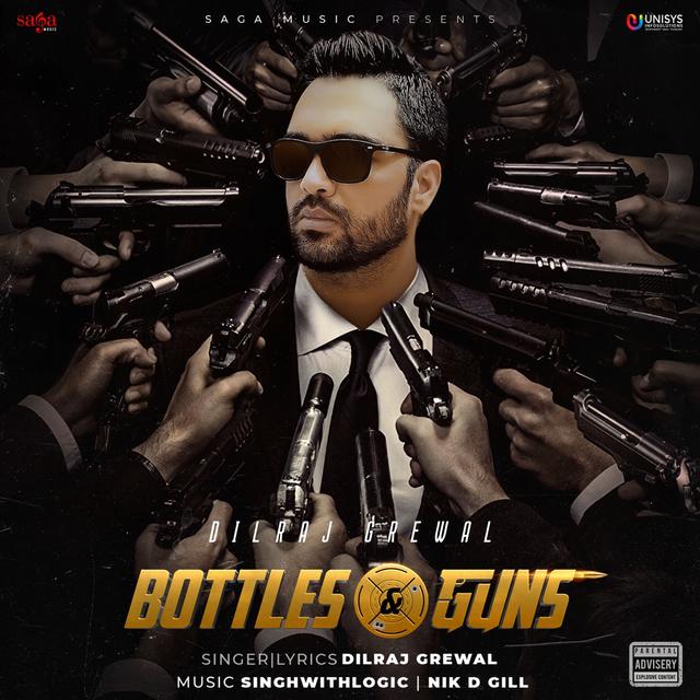 Album cover art for Bottles & Guns