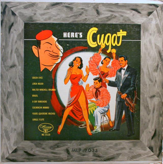 Album cover art for Here's Cugat