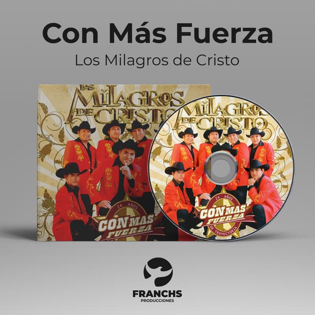 Album cover art for Con más fuerza