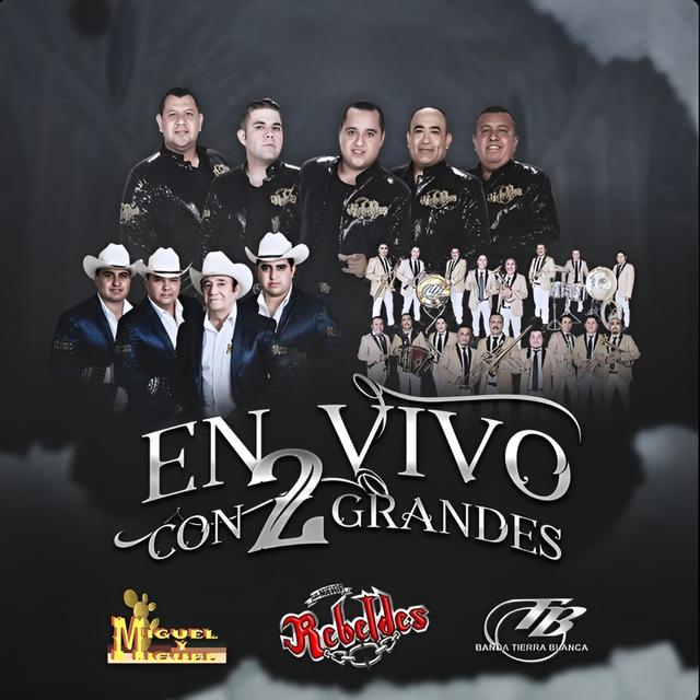 Album cover art for En Vivo Con 2 Grandes