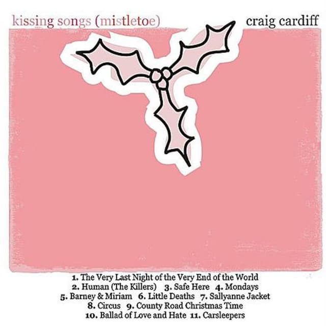 Album cover art for Kissing Songs (Mistletoe)